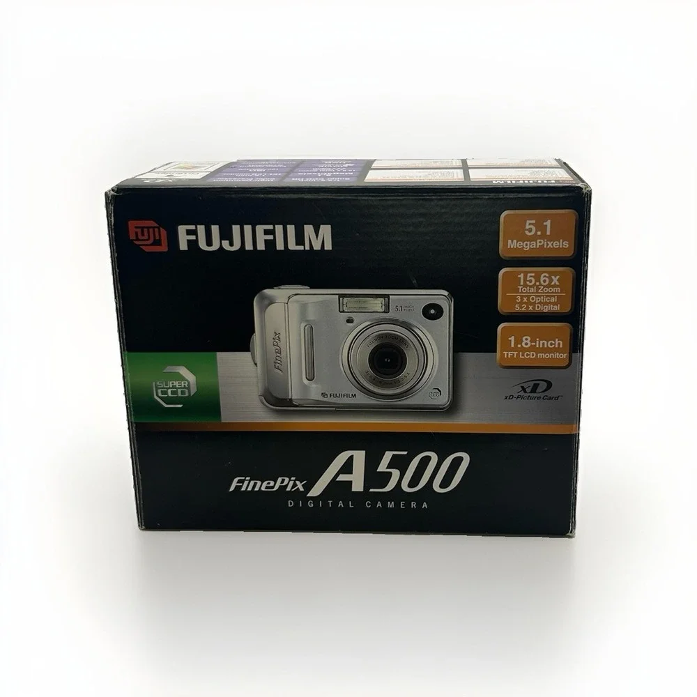 Fujifilm FinePix A500 Digital Camera Tested Excellent Condition Waterproof Case